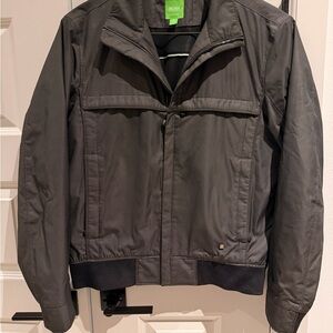 BOSS Men's Charcoal Windbreaker